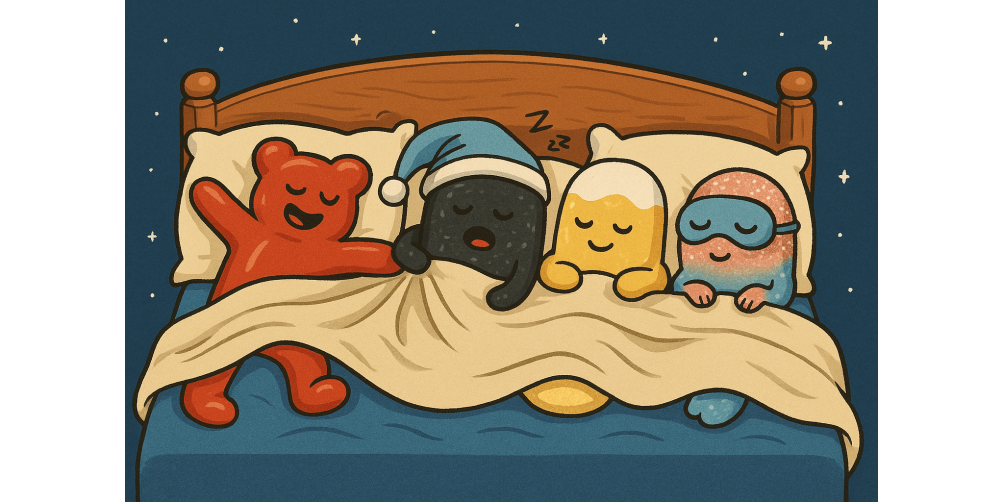 If Your Candy Had a Sleep Style: Who’s a Blanket Hog?