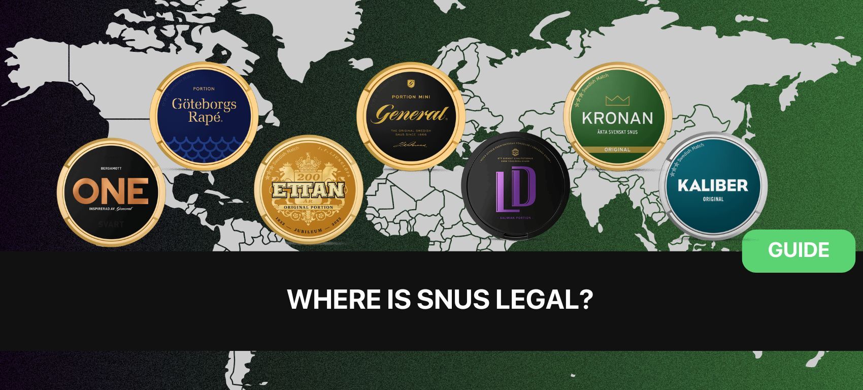 where is snus legal
