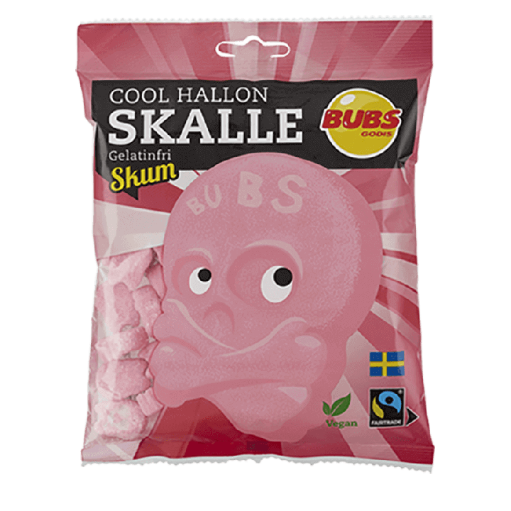 Bubs Cool Hallonskalle Skum Mini 90 g