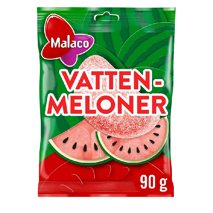 Malaco Vattenmeloner 90 g