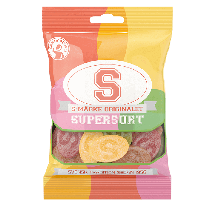 S-märke Supersurt 80 g