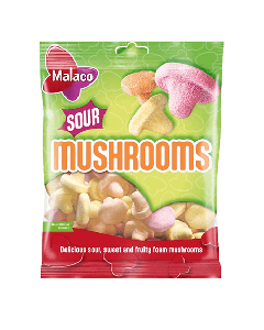 Malaco Sour Mushrooms 100 g