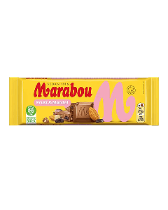 Marabou Mjölkchoklad Frukt & Mandel 160 g