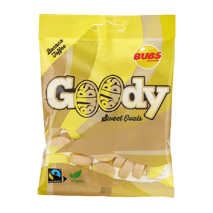 Bubs Goody Sweet Ovals Banana Toffee