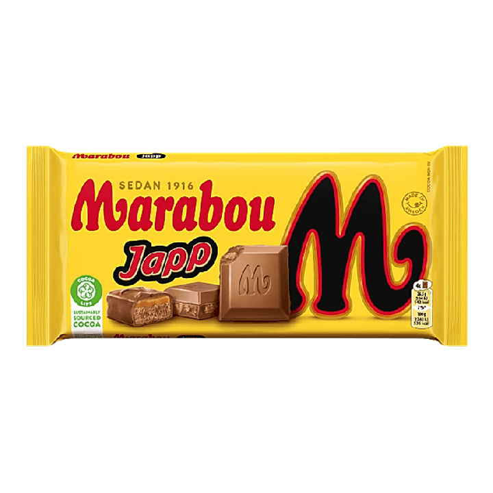 Marabou Mjölkchoklad Japp 185 g